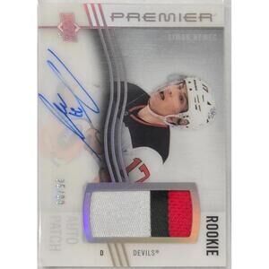 2023-24 Premier Hockey Rookie Auto Patch Simon Nemec #25/99